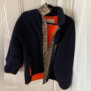 Sandy Liang Blue/Print Fleece Sz 4